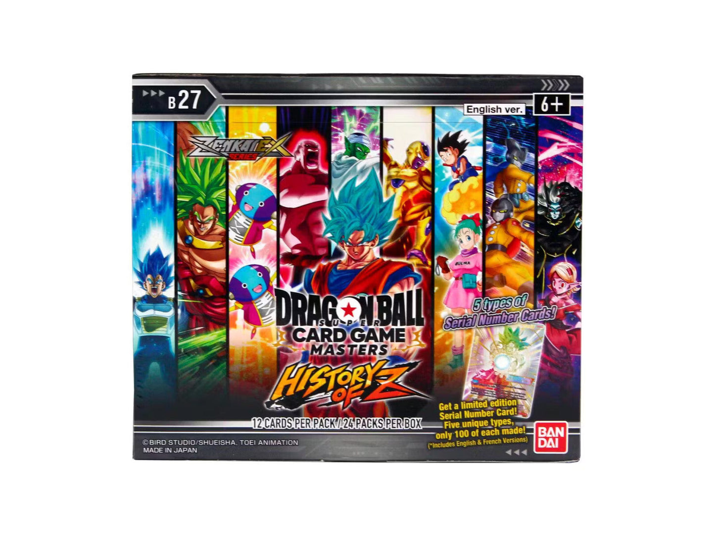 Dragon Ball Super TCG - History of Z Booster Box (DBS-B27)