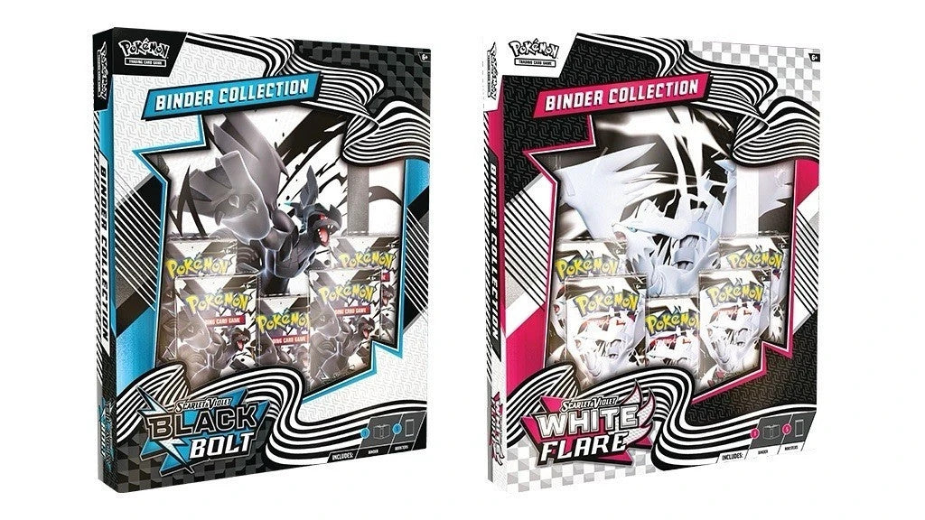 Pokemon TCG  Black Bolt And White Flare Binder Collections – Both Sets