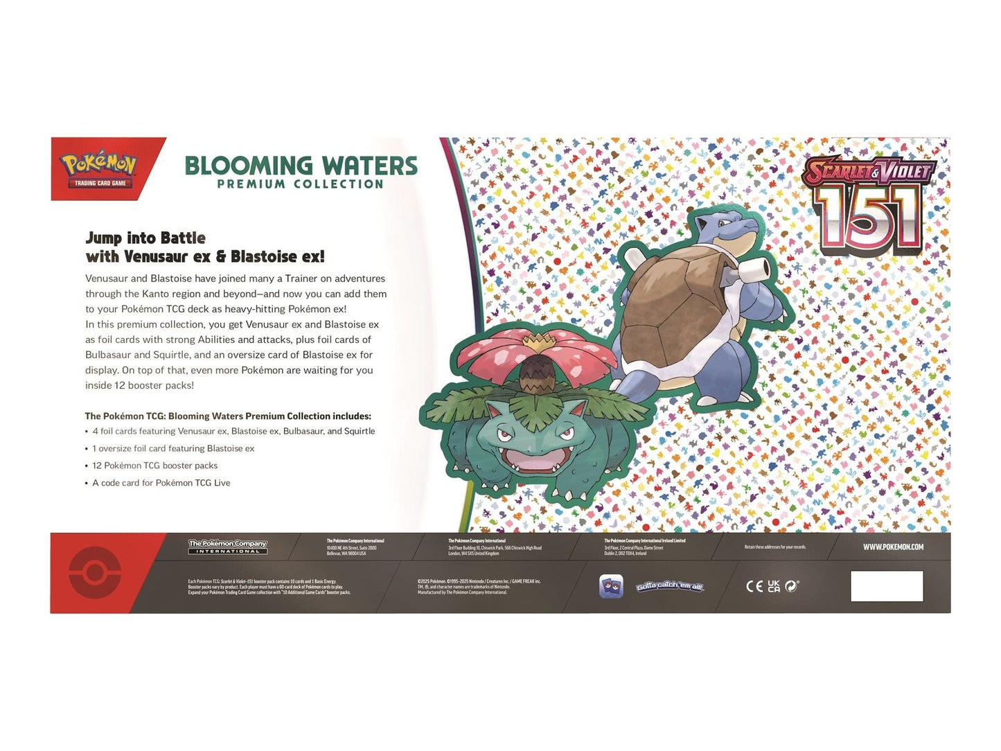 Pokémon TCG Scarlet & Violet – 151 Blooming Waters Premium Collection